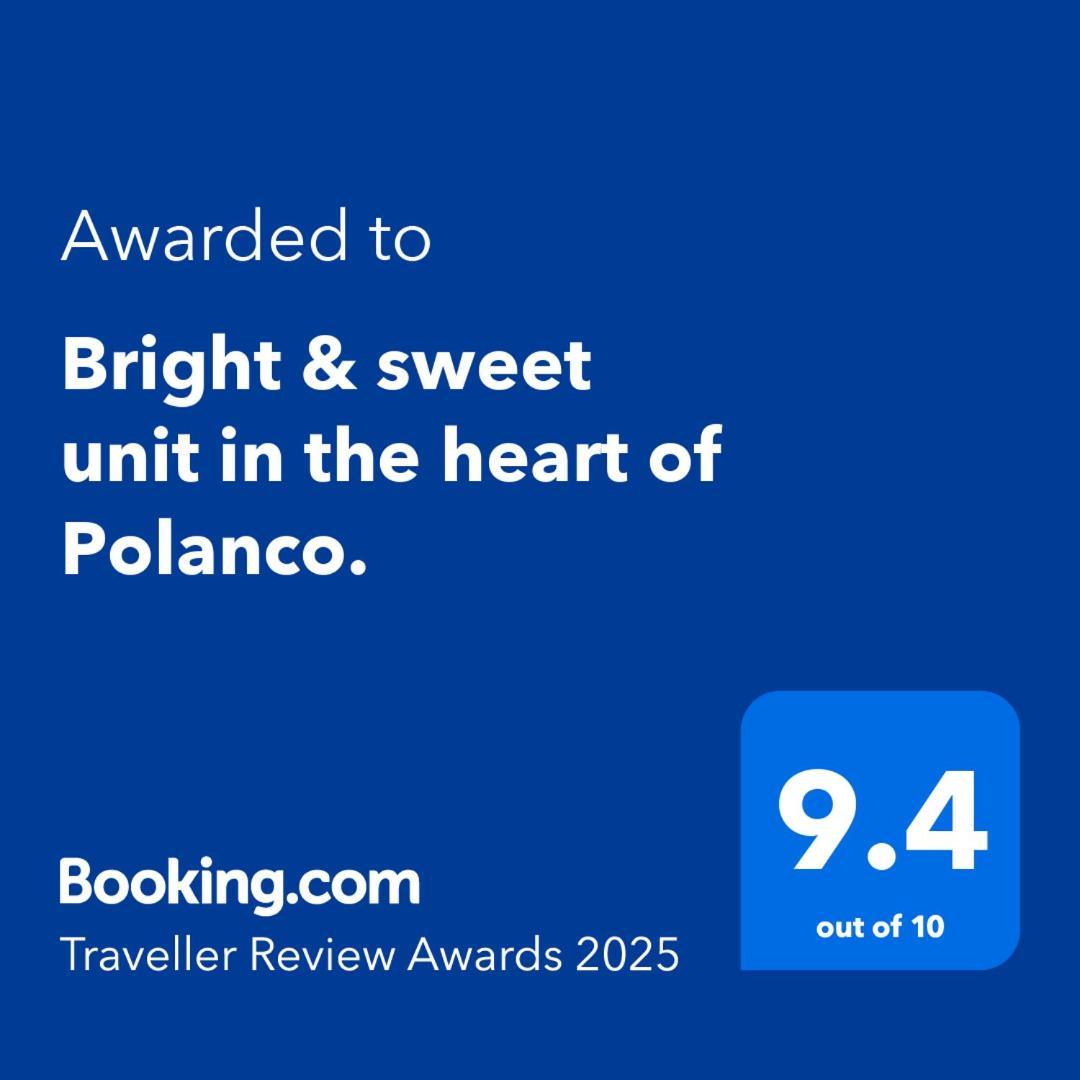 Bright & Sweet Unit In The Heart Of Polanco. Apartamento Cidade do México Exterior foto